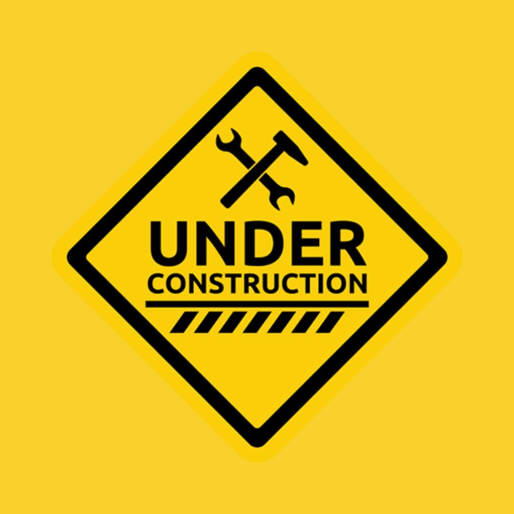 under construction